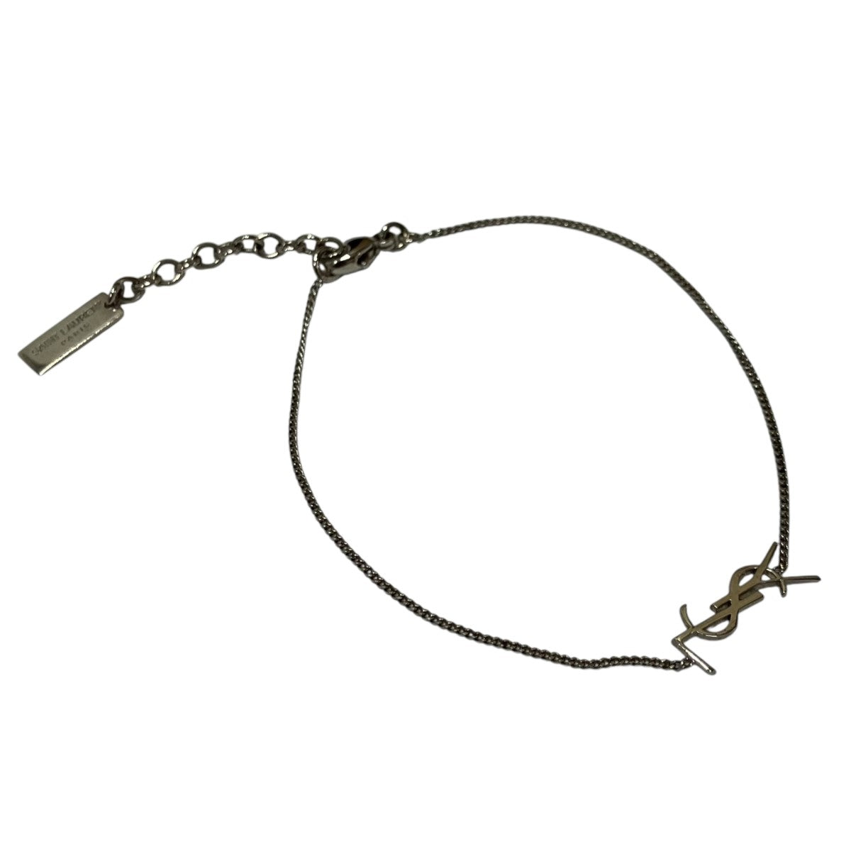 Saint Laurent Paris YSLロゴブレスレット 古着・中古-1枚目のアイテム画像