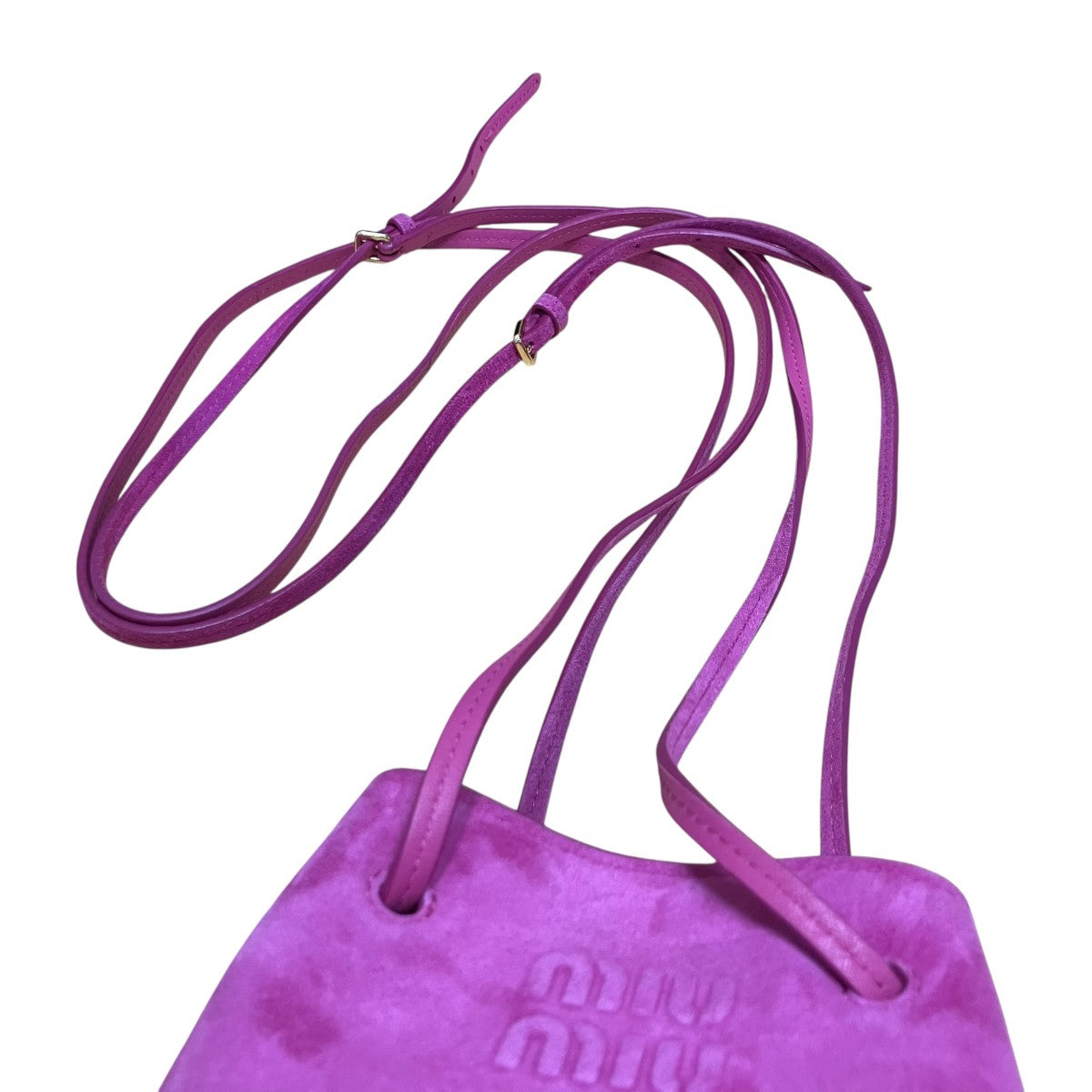 MIU MIU CAMOSCIO スエードショルダーバッグ 古着・中古-8枚目のアイテム画像
