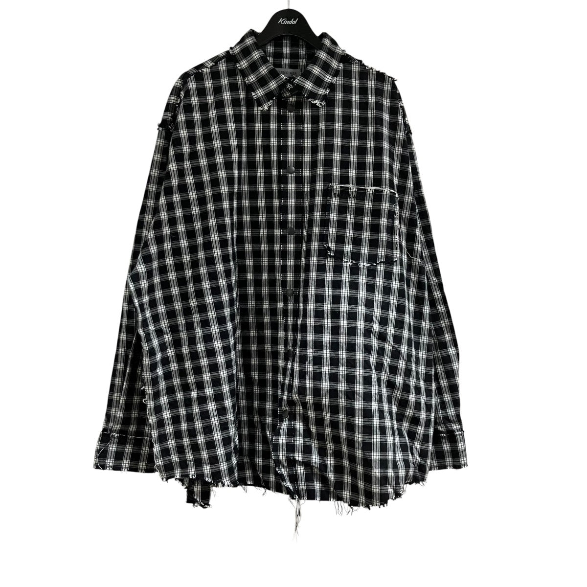 BALENCIAGA チェックシャツ 古着・中古-1枚目のアイテム画像