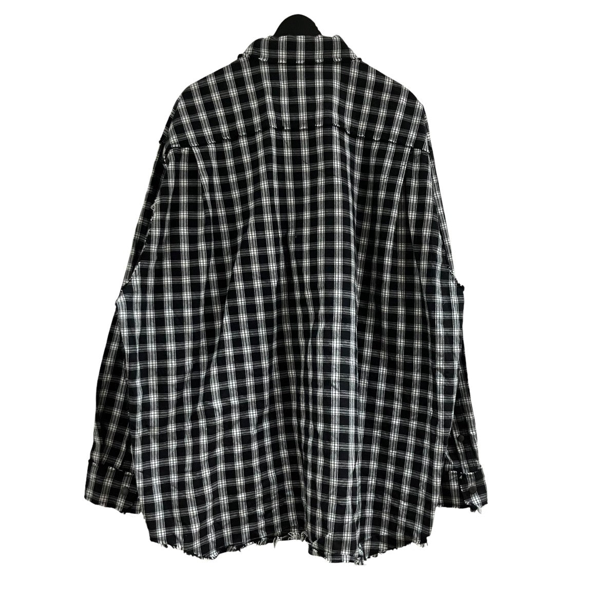 BALENCIAGA チェックシャツ 古着・中古-3枚目のアイテム画像