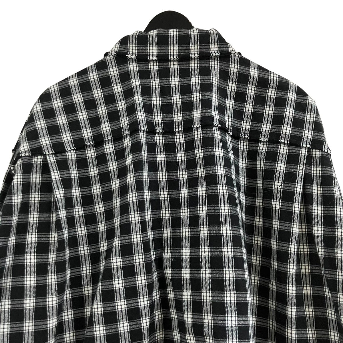 BALENCIAGA チェックシャツ 古着・中古-4枚目のアイテム画像