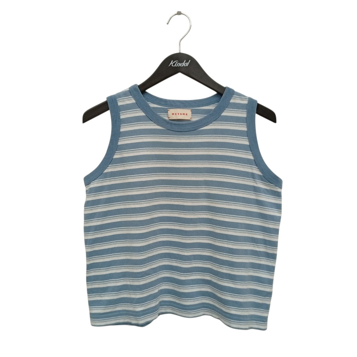 MEYAME RANDAM BORDER SLEEVELESSボーダーノースリーブトップMEY-1631 古着・中古-1枚目のアイテム画像