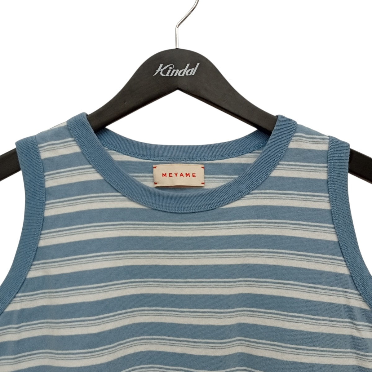 MEYAME RANDAM BORDER SLEEVELESSボーダーノースリーブトップMEY-1631 古着・中古-5枚目のアイテム画像