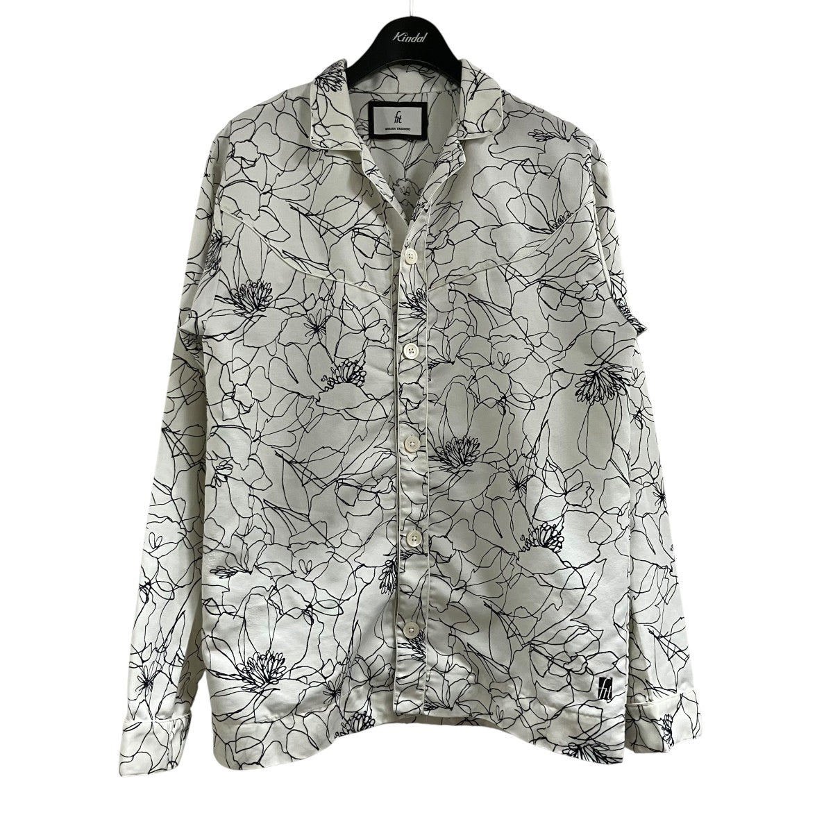FIT MIHARA YASUHIRO グラフィックオープンカラーシャツ 古着・中古-1枚目のアイテム画像