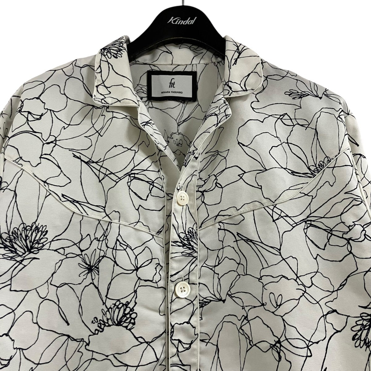 FIT MIHARA YASUHIRO グラフィックオープンカラーシャツ 古着・中古-2枚目のアイテム画像