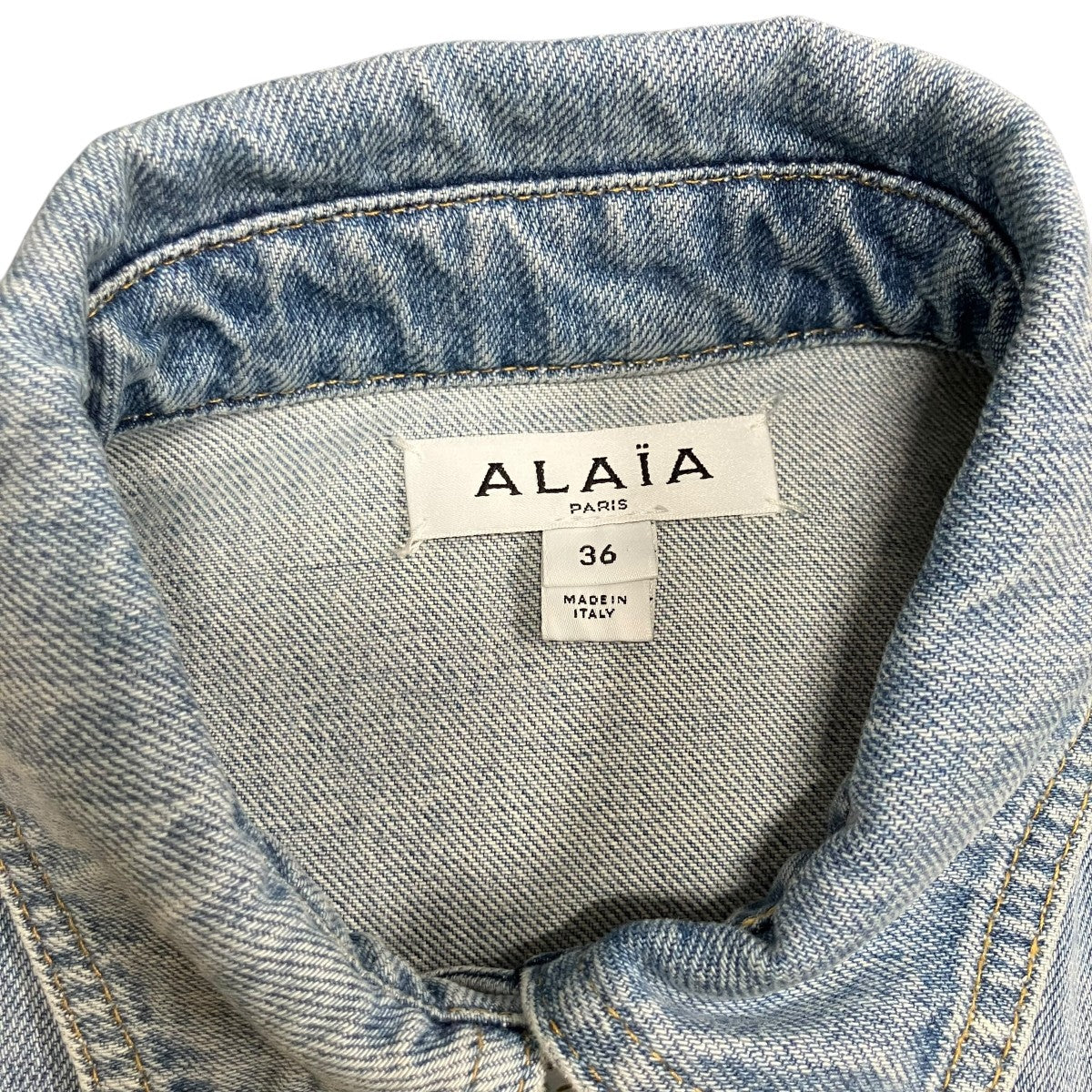ALAIA デニムシャツ 古着・中古-5枚目のアイテム画像