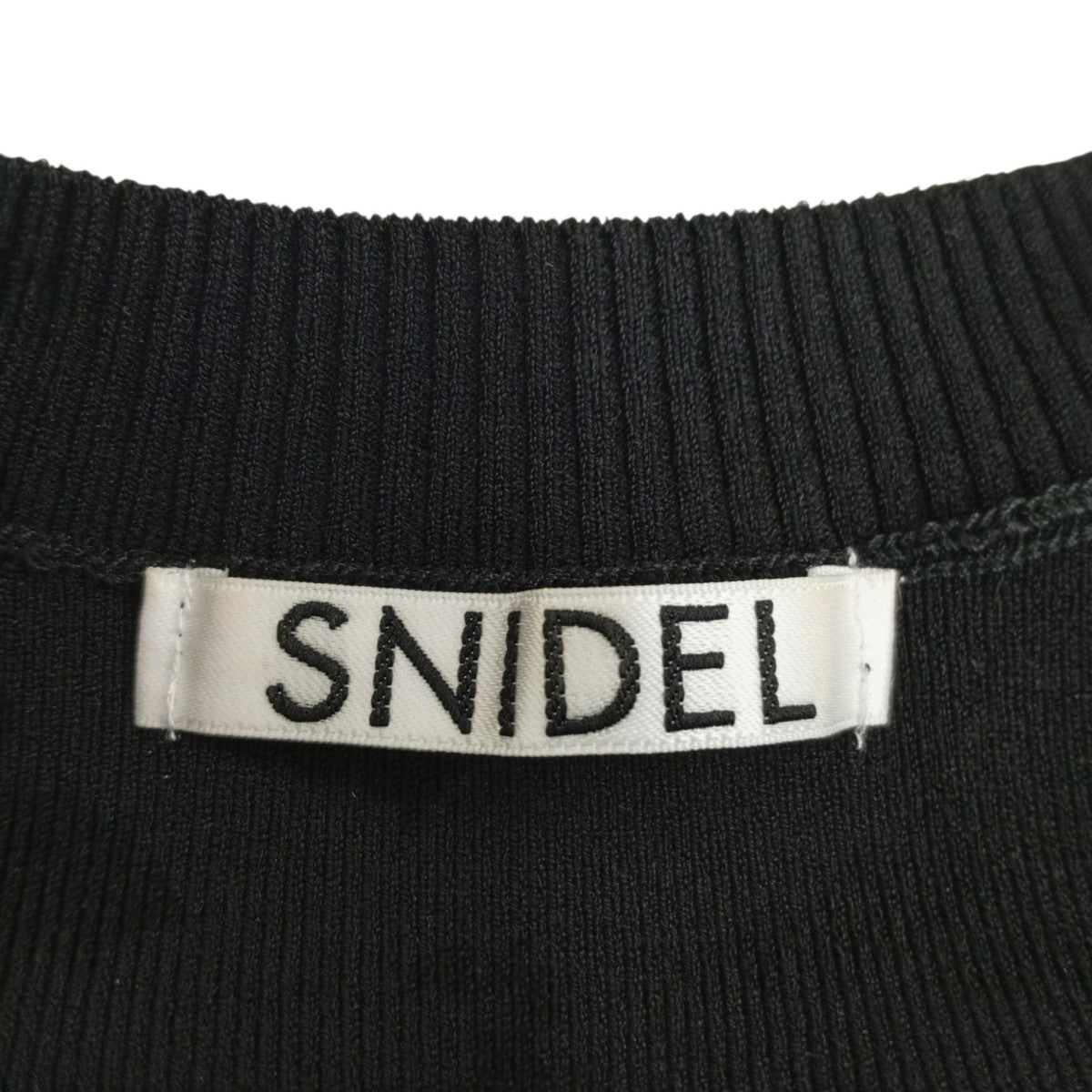 Snidel プリーツラッフルスリーブニットプルオーバーブラウスSWNT211082 古着・中古-3枚目のアイテム画像