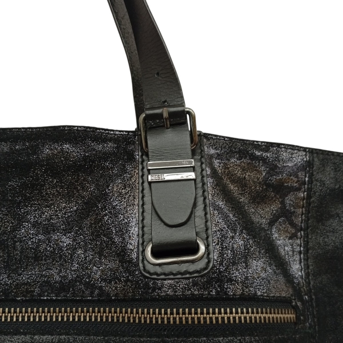 DIESEL レザートートバッグ 古着・中古-3枚目のアイテム画像
