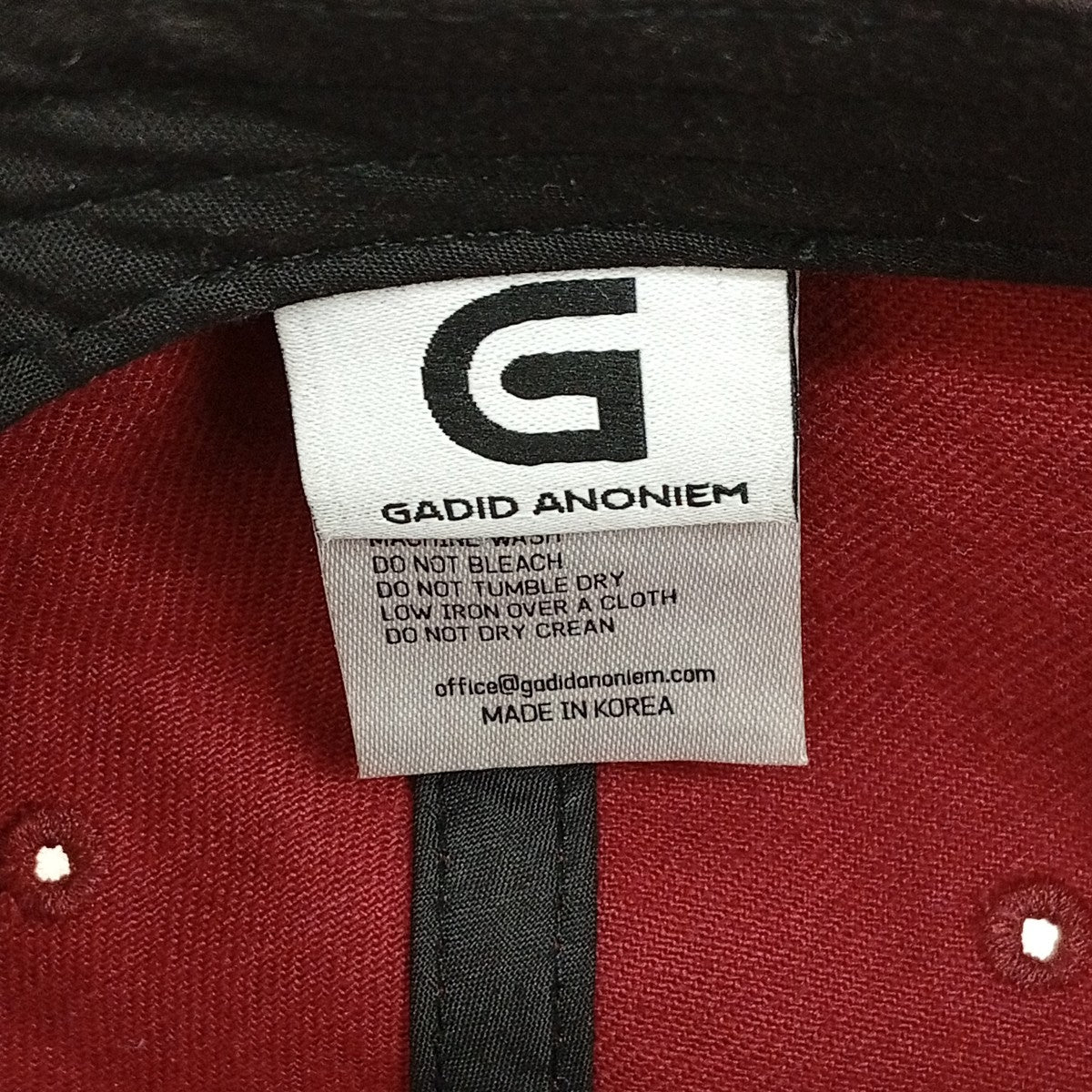 GADID ANONIEM ロゴキャップ 古着・中古-7枚目のアイテム画像