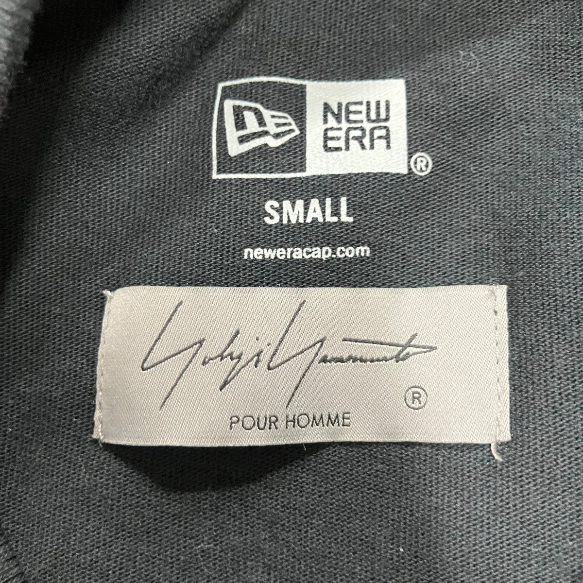 New Era×YOHJI YAMAMOTO パックプリントロゴ刺繍カットソー 古着・中古-5枚目のアイテム画像