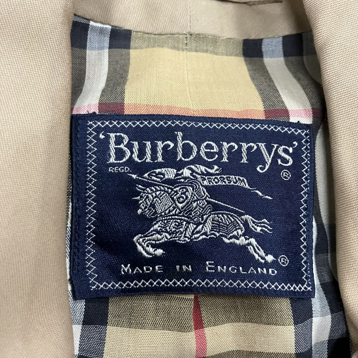 BURBERRY ステンカラーコート 古着・中古-5枚目のアイテム画像