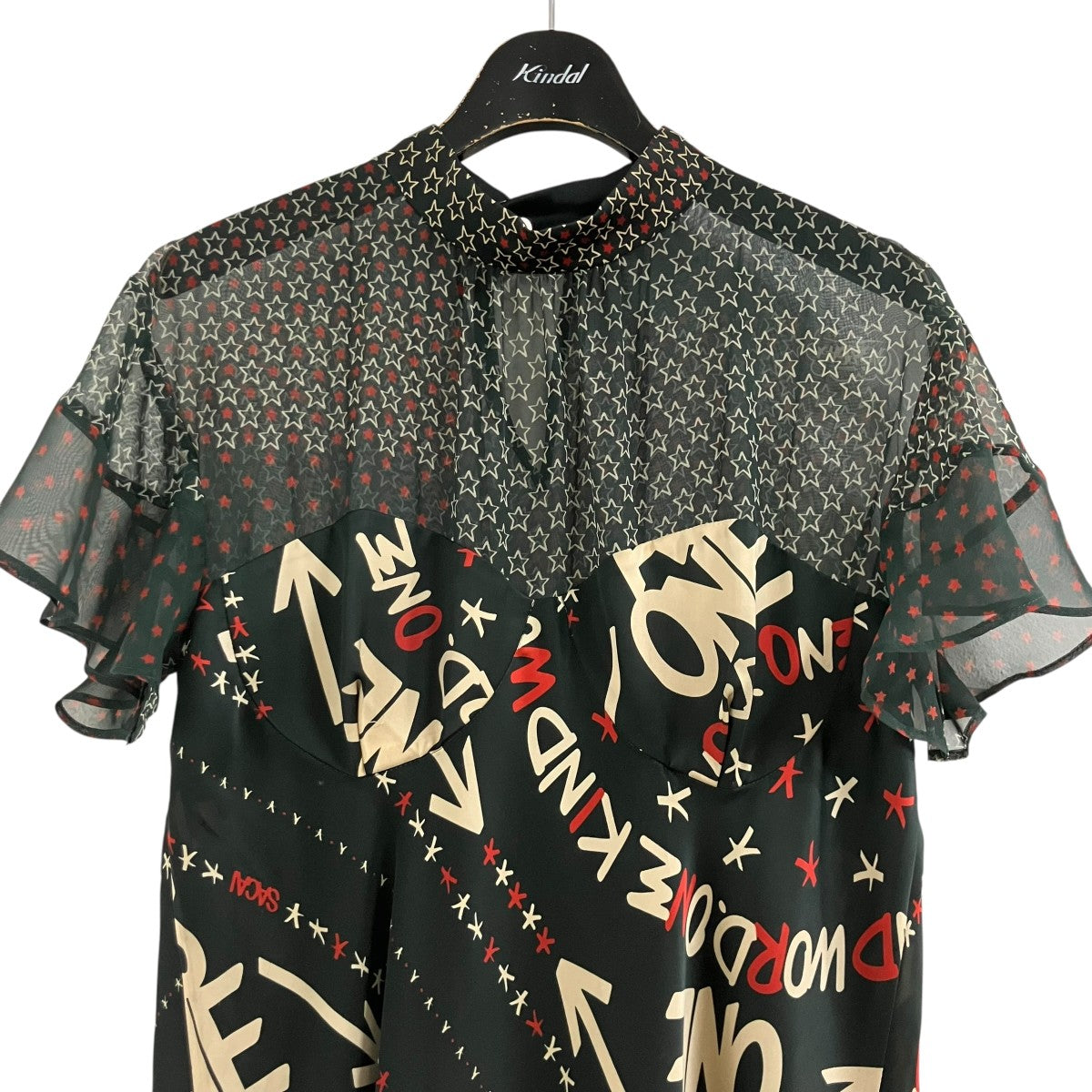 sacai ×ERIC HAZE グラフィックワンピース 古着・中古-2枚目のアイテム画像