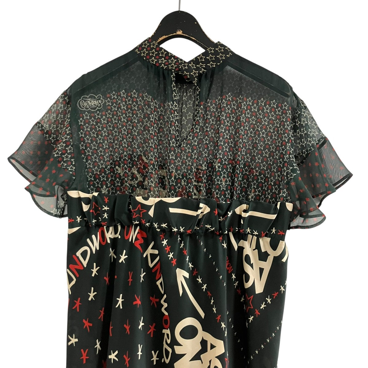 sacai ×ERIC HAZE グラフィックワンピース 古着・中古-4枚目のアイテム画像