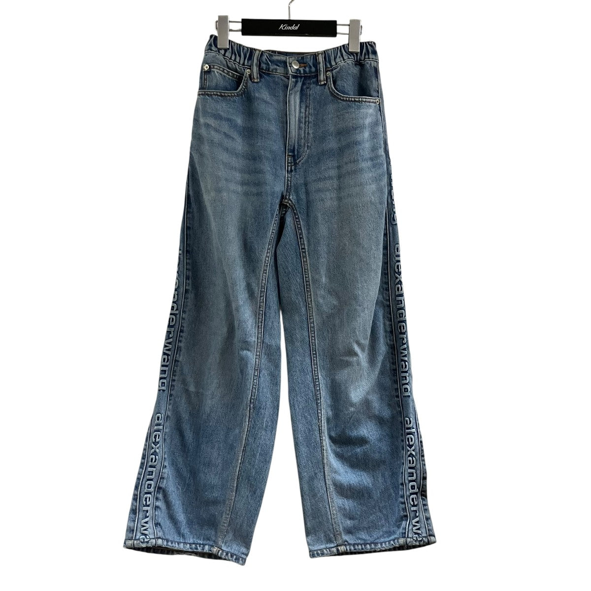 ALEXANDER WANG サイドロゴデニムパンツ 古着・中古-1枚目のアイテム画像