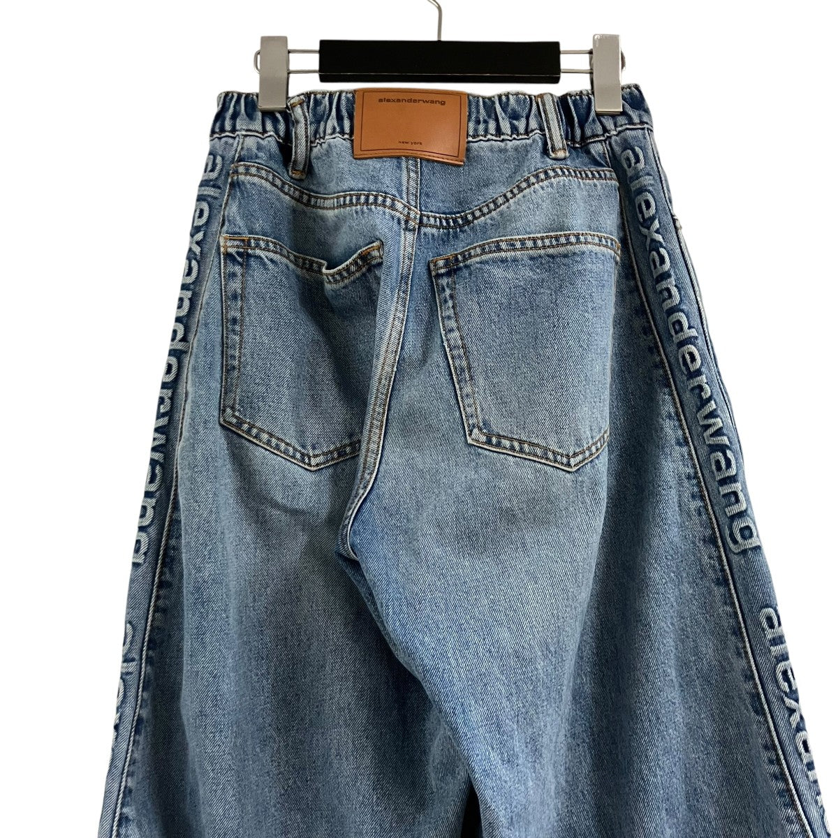 ALEXANDER WANG サイドロゴデニムパンツ 古着・中古-4枚目のアイテム画像