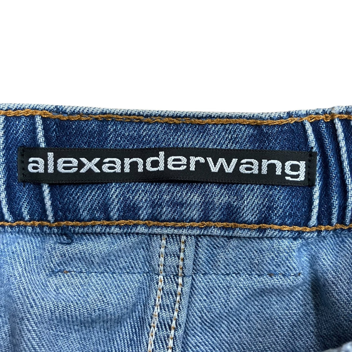 ALEXANDER WANG サイドロゴデニムパンツ 古着・中古-5枚目のアイテム画像