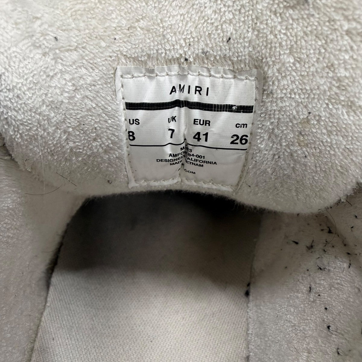 AMIRI ハイカットスニーカー 古着・中古-8枚目のアイテム画像