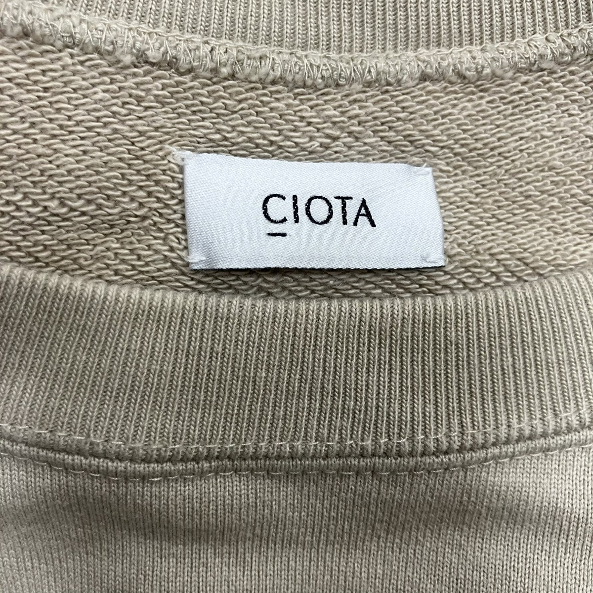 CIOTA スビンコットン吊り裏毛起毛クルーネック スウェットシャツスウェットトレーナー 古着・中古-5枚目のアイテム画像