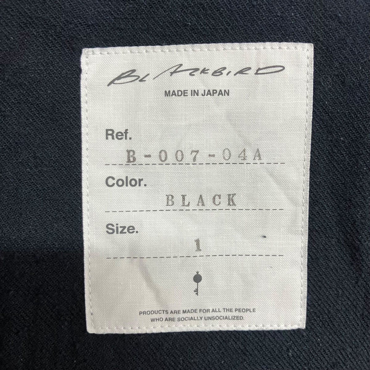 BLACKBIRD シルクネップフーデッドベスト 古着・中古-5枚目のアイテム画像