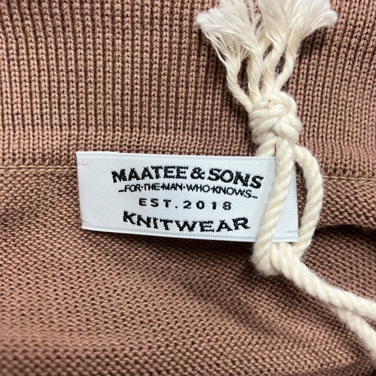 MAATEE＆SONS(マーティーアンドサンズ) ニットポロシャツ MT3103-0108