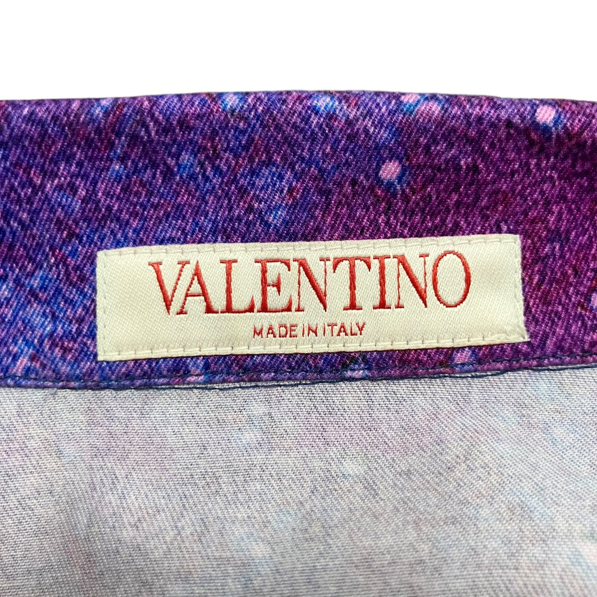 VALENTINO ギャラクシープリント半袖シャツ 古着・中古-5枚目のアイテム画像
