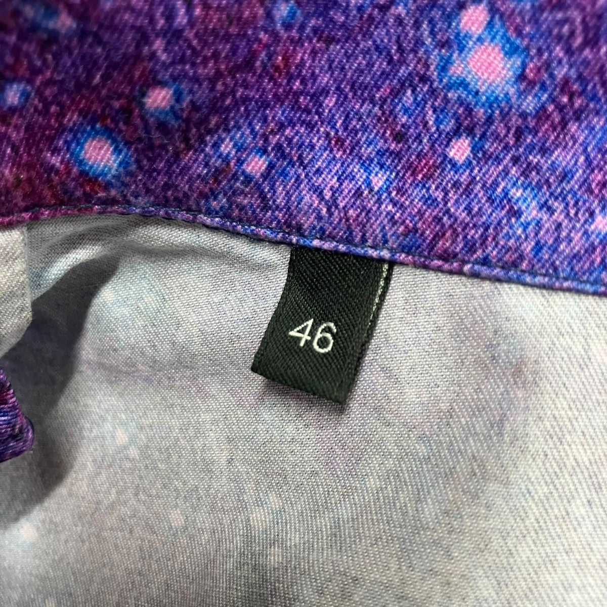 VALENTINO ギャラクシープリント半袖シャツ 古着・中古-6枚目のアイテム画像