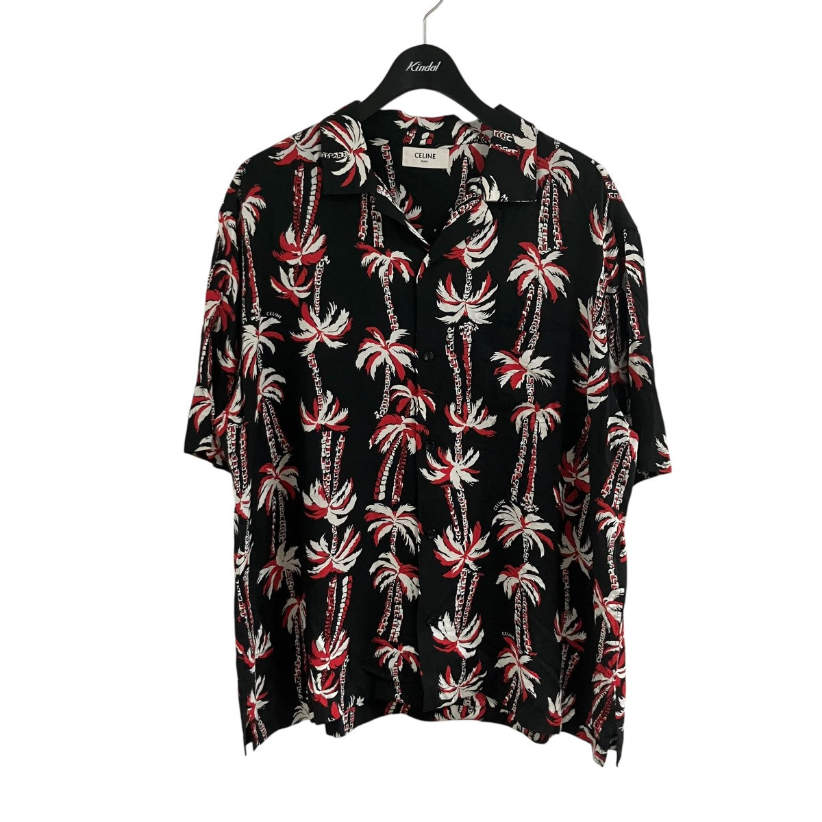 CELINE 総柄アロハシャツ 古着・中古-1枚目のアイテム画像