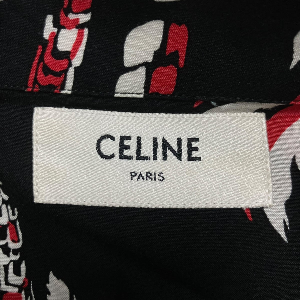 CELINE 総柄アロハシャツ 古着・中古-5枚目のアイテム画像