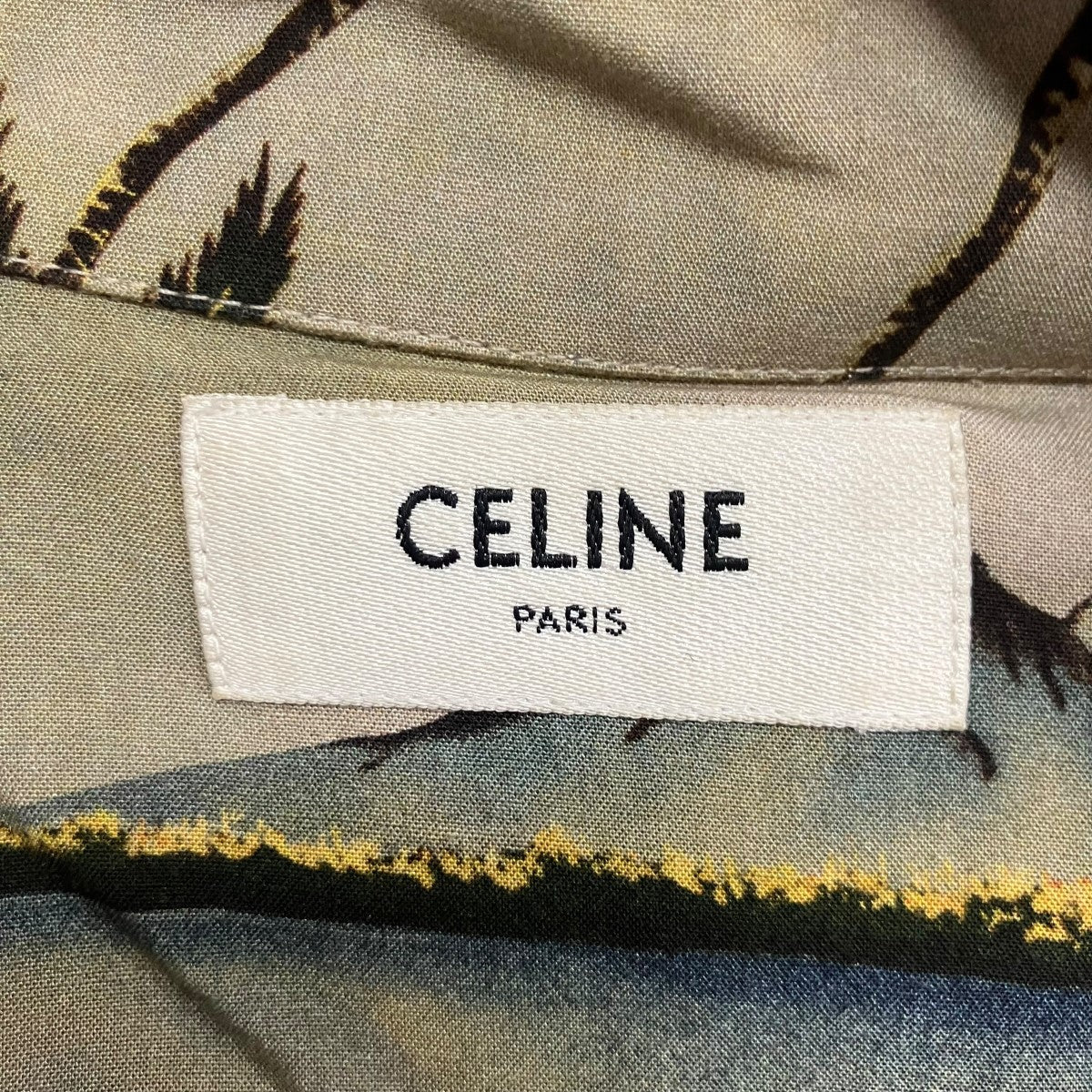 CELINE 総柄アロハシャツ 古着・中古-5枚目のアイテム画像