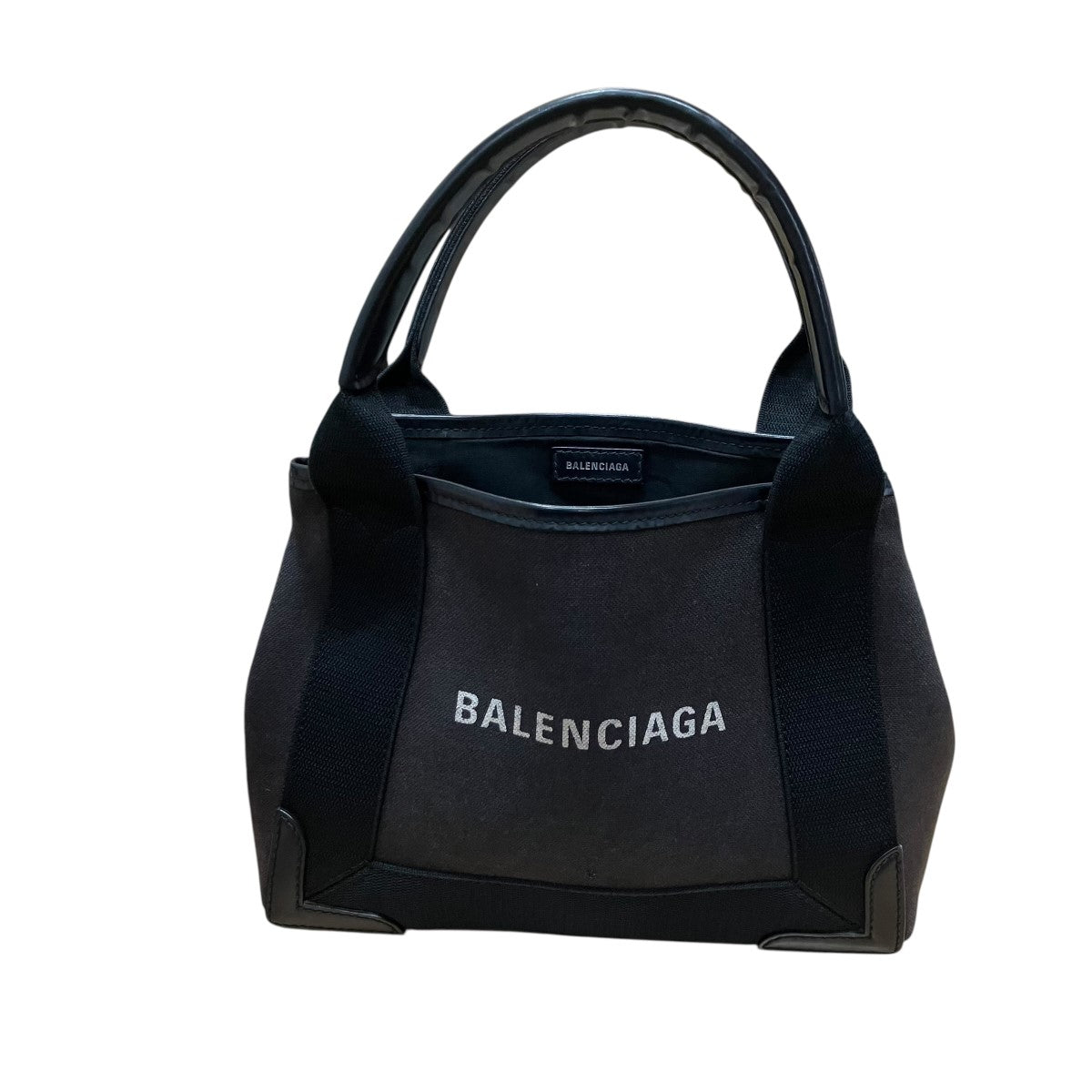 BALENCIAGA ネイビーカバスXSトートバッグ 古着・中古-2枚目のアイテム画像