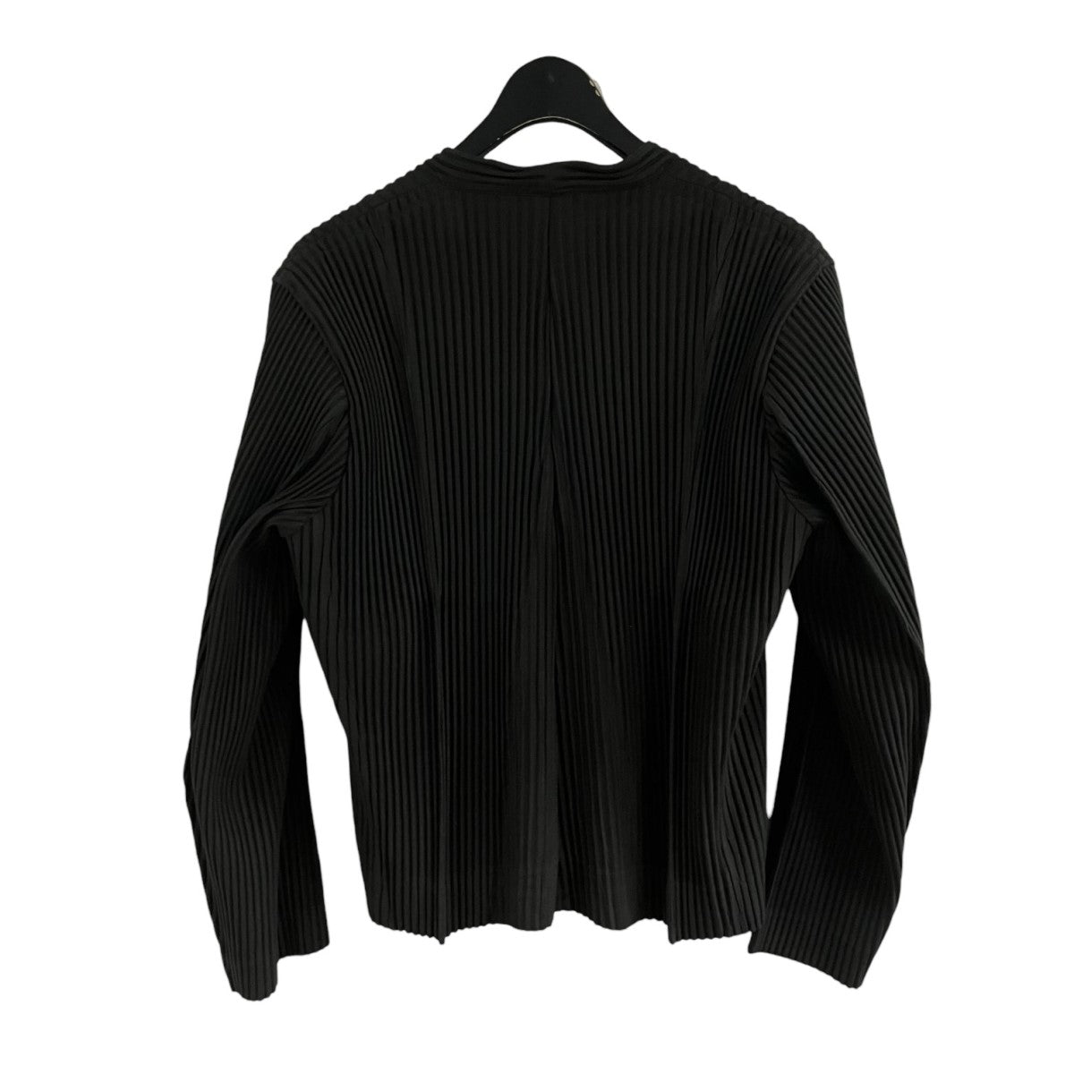 HOMME PLISSE ISSEY MIYAKE プリーツノーカラージャケット 古着・中古-3枚目のアイテム画像