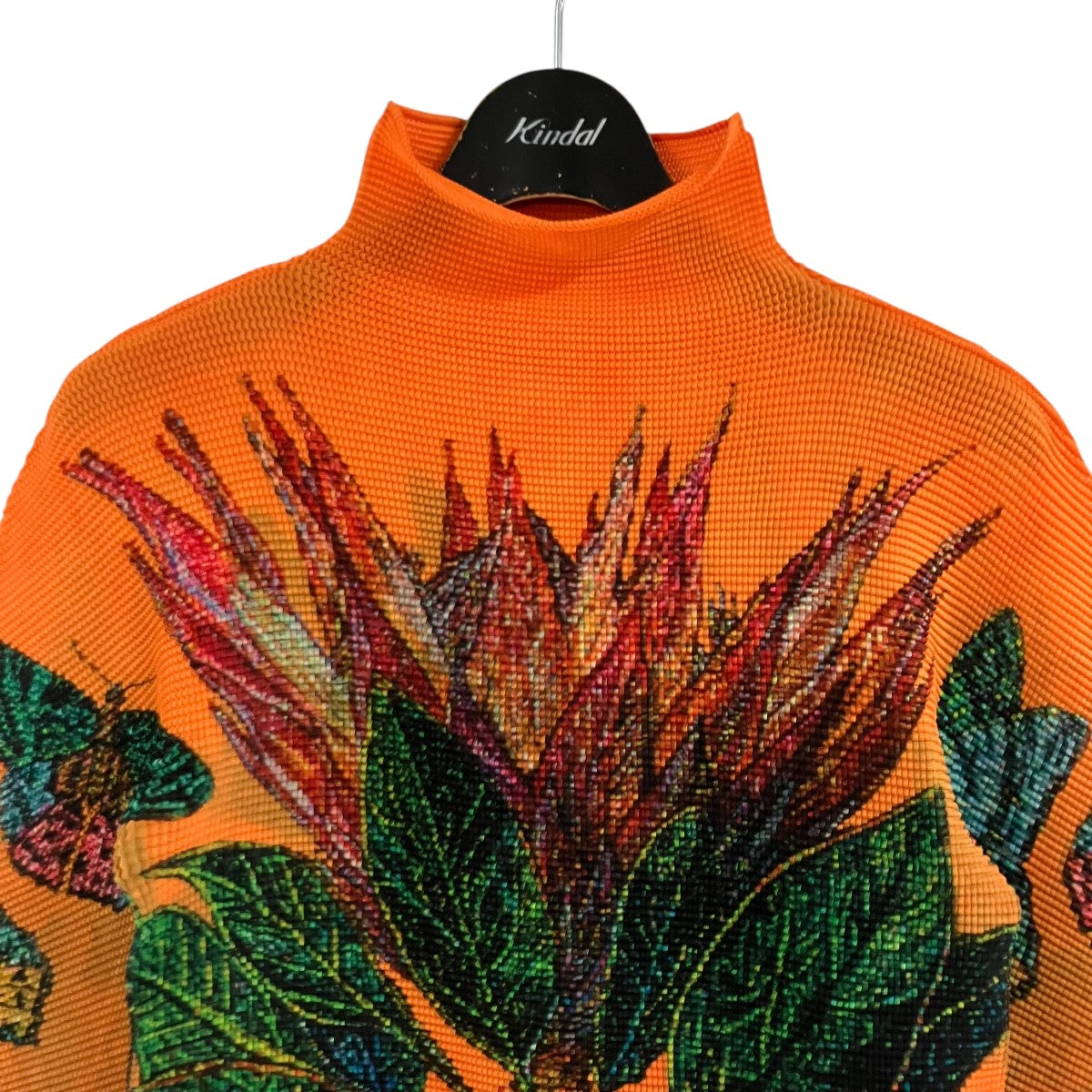 me ISSEY MIYAKE プリーツハイネックカットソー 古着・中古-2枚目のアイテム画像