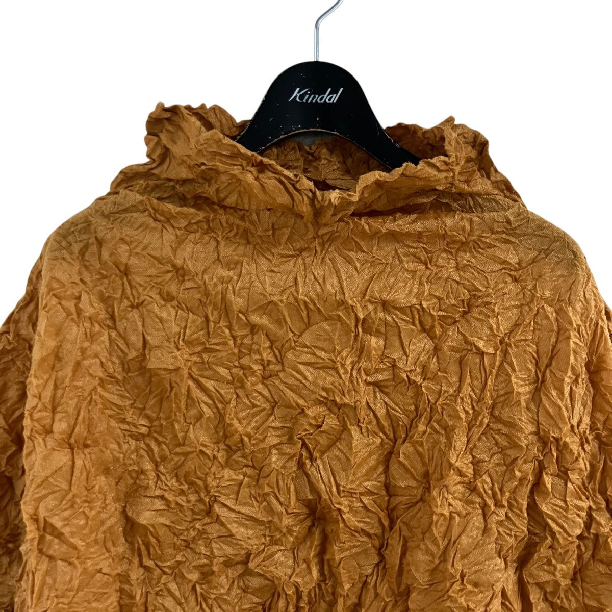me ISSEY MIYAKE シワ加工 ハイネック ブラウス カットソー 古着・中古-2枚目のアイテム画像