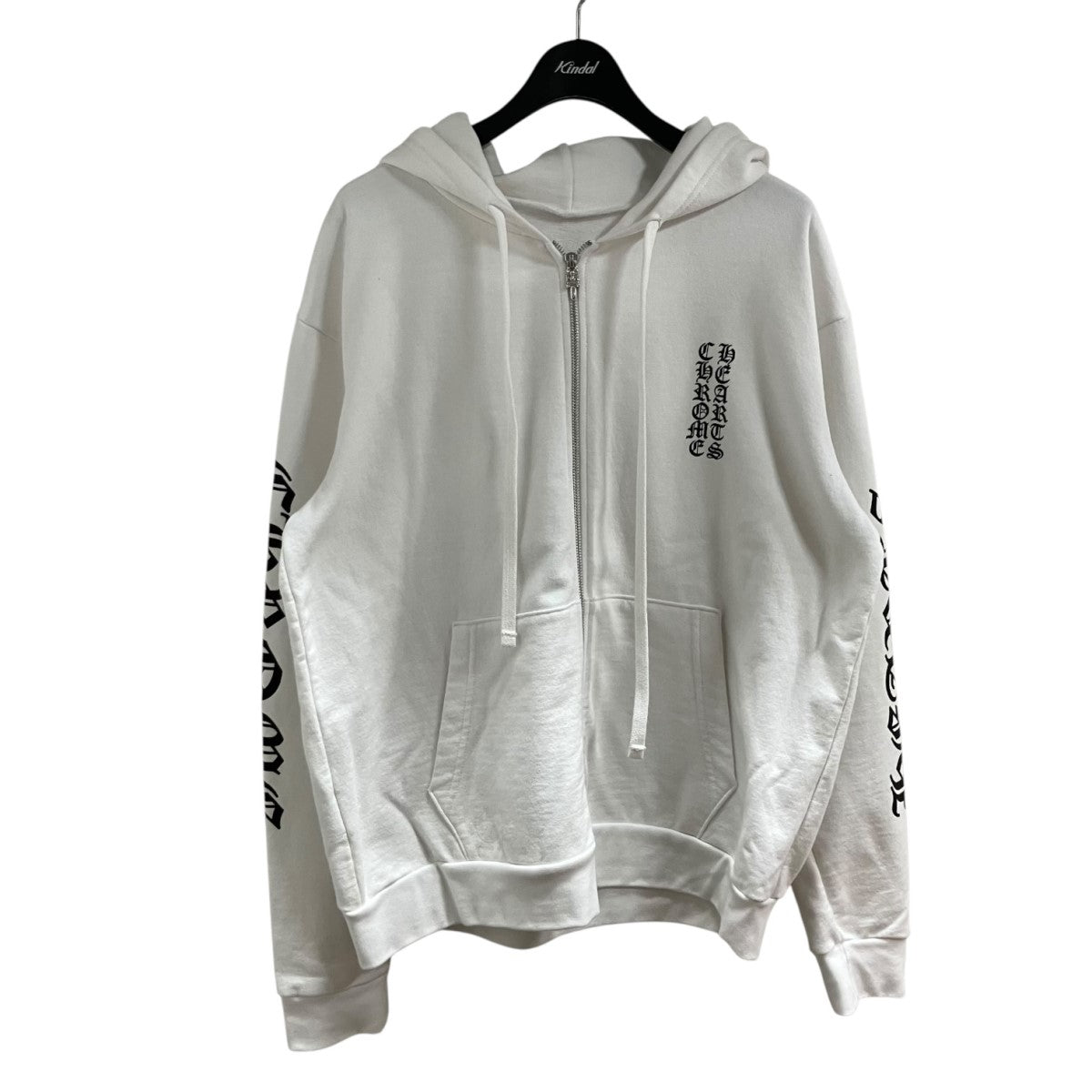 CHROME HEARTS 袖ロゴプリントダガージップパーカー 古着・中古-1枚目のアイテム画像