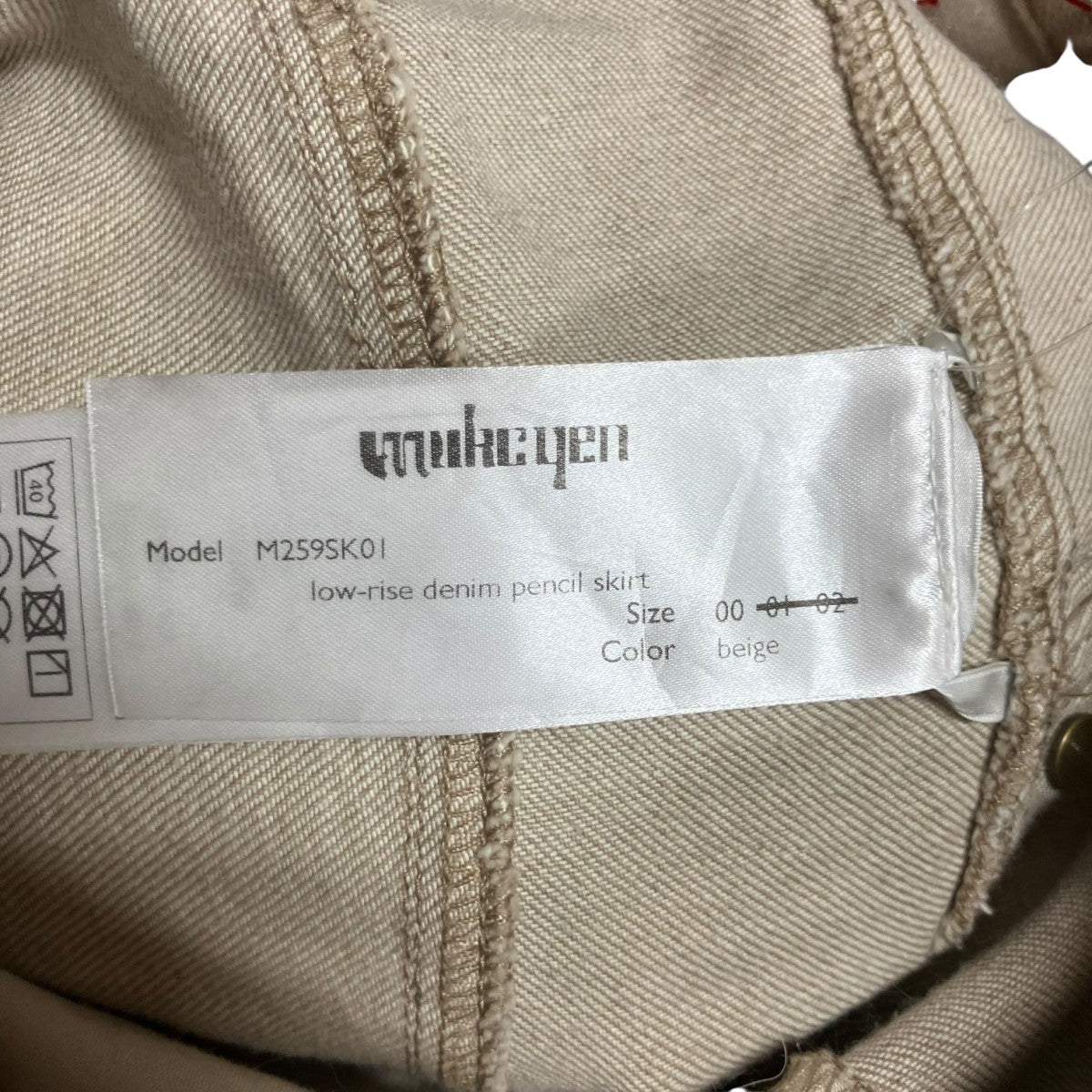 mukcyen デニムペンシルスカート 古着・中古-7枚目のアイテム画像
