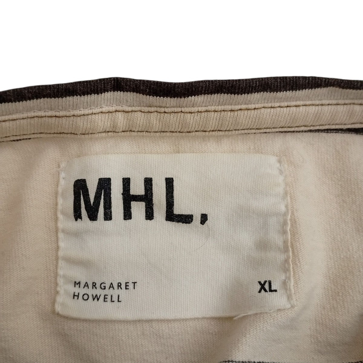 MHL ボーダーロンT 古着・中古-4枚目のアイテム画像
