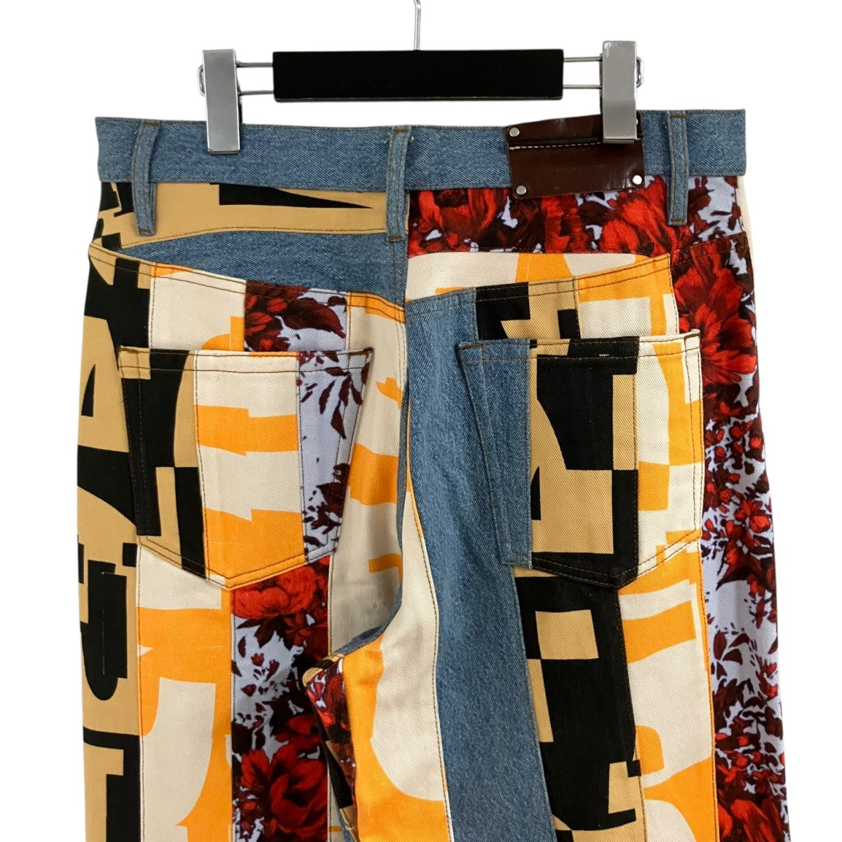 DRIES VAN NOTEN クレイジーパターンデニムパンツ 古着・中古-5枚目のアイテム画像