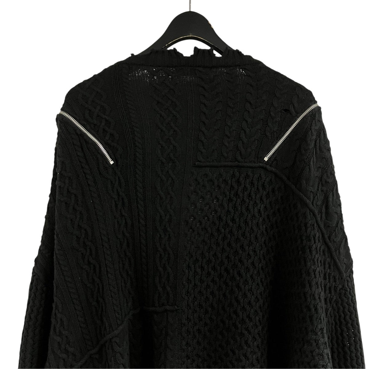 CIVARIZE ジップデザインカーディガン 古着・中古-4枚目のアイテム画像