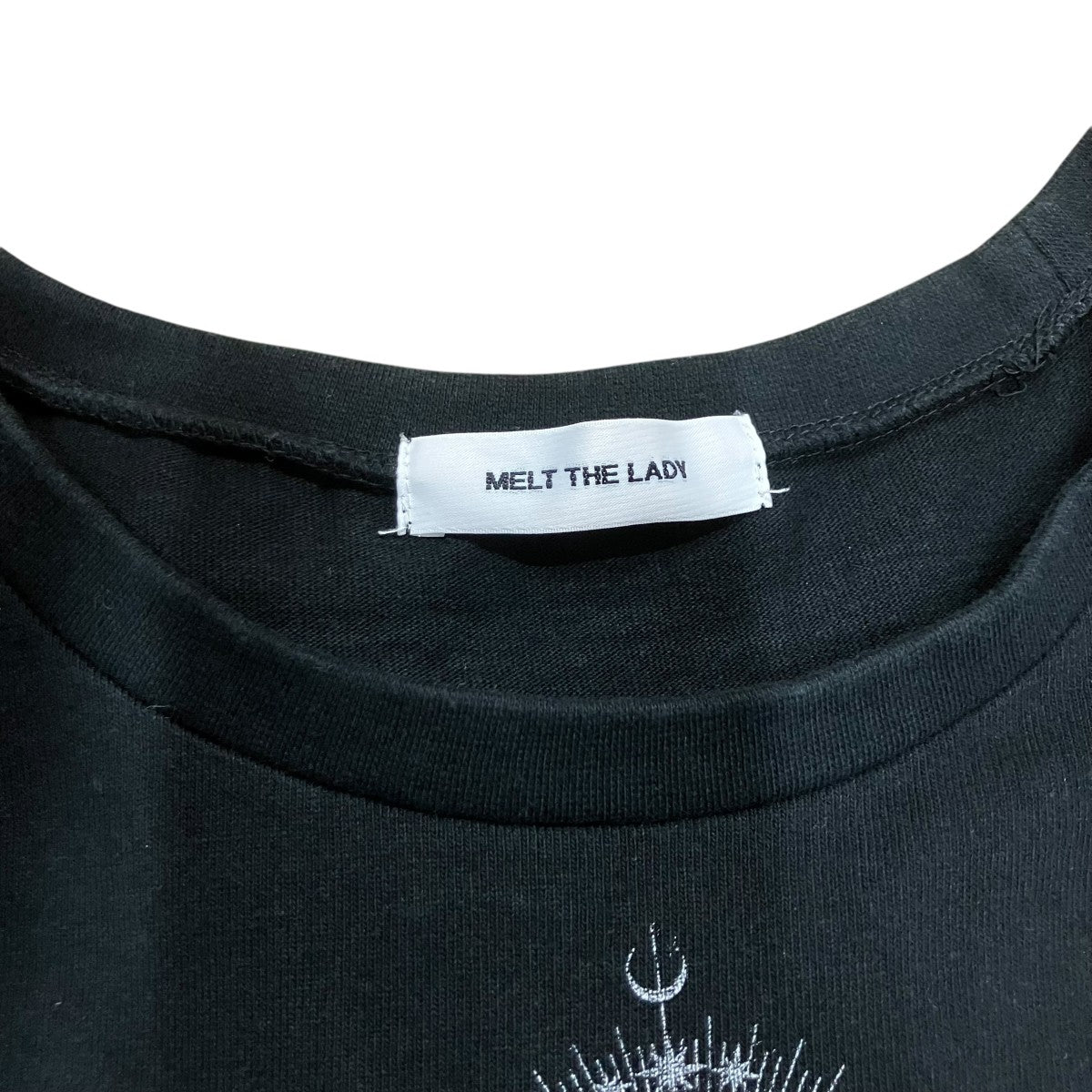 MELT THE LADY(メルトザレディ) プリントTシャツ ML318718 ブラック