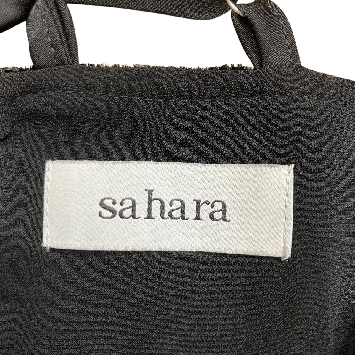 SAHARA ベロアエンブロイダリーレイヤードドレス 古着・中古-5枚目のアイテム画像