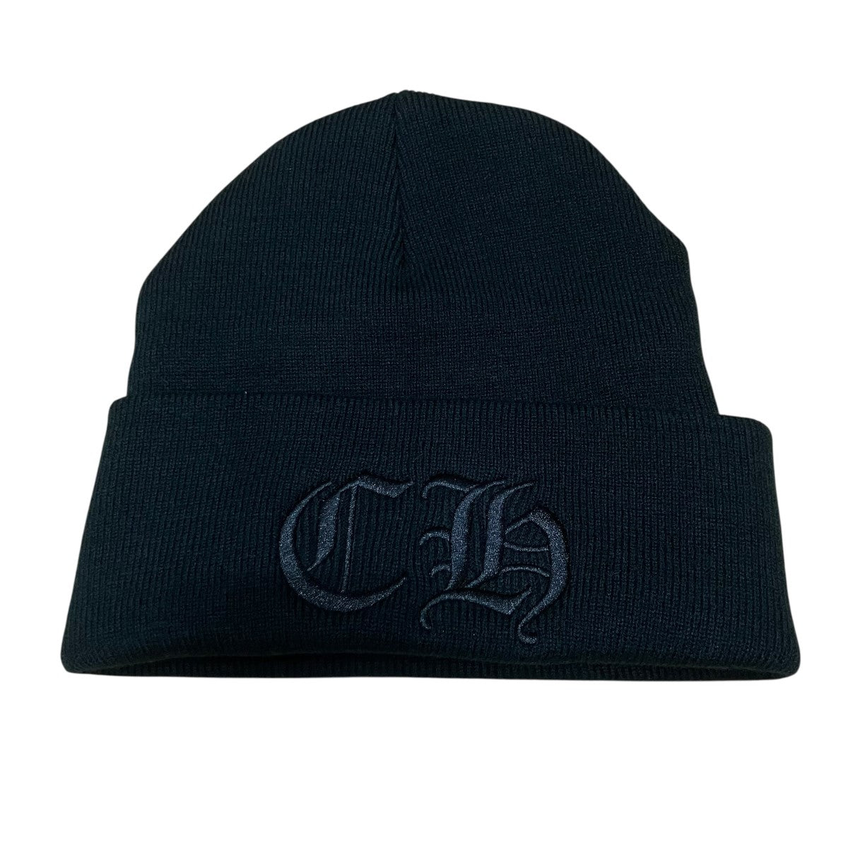 CHROME HEARTS CH刺繍ワッチニット帽 古着・中古-2枚目のアイテム画像