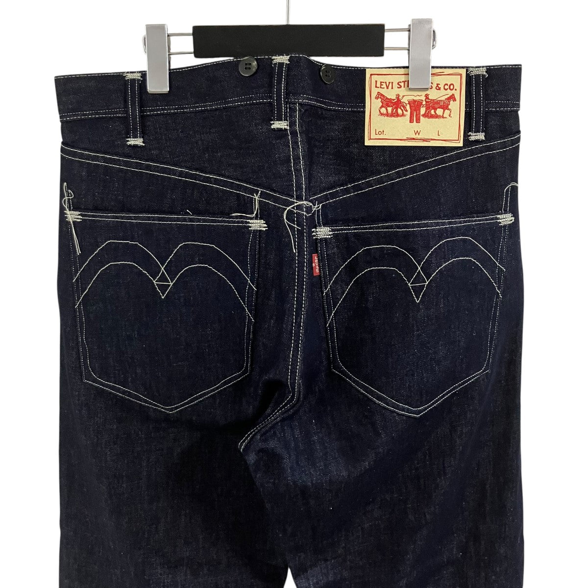 JUNYA WATANABE MAN×LEVI’S コットンリネンヘビーステッチデニムパンツ 古着・中古-5枚目のアイテム画像