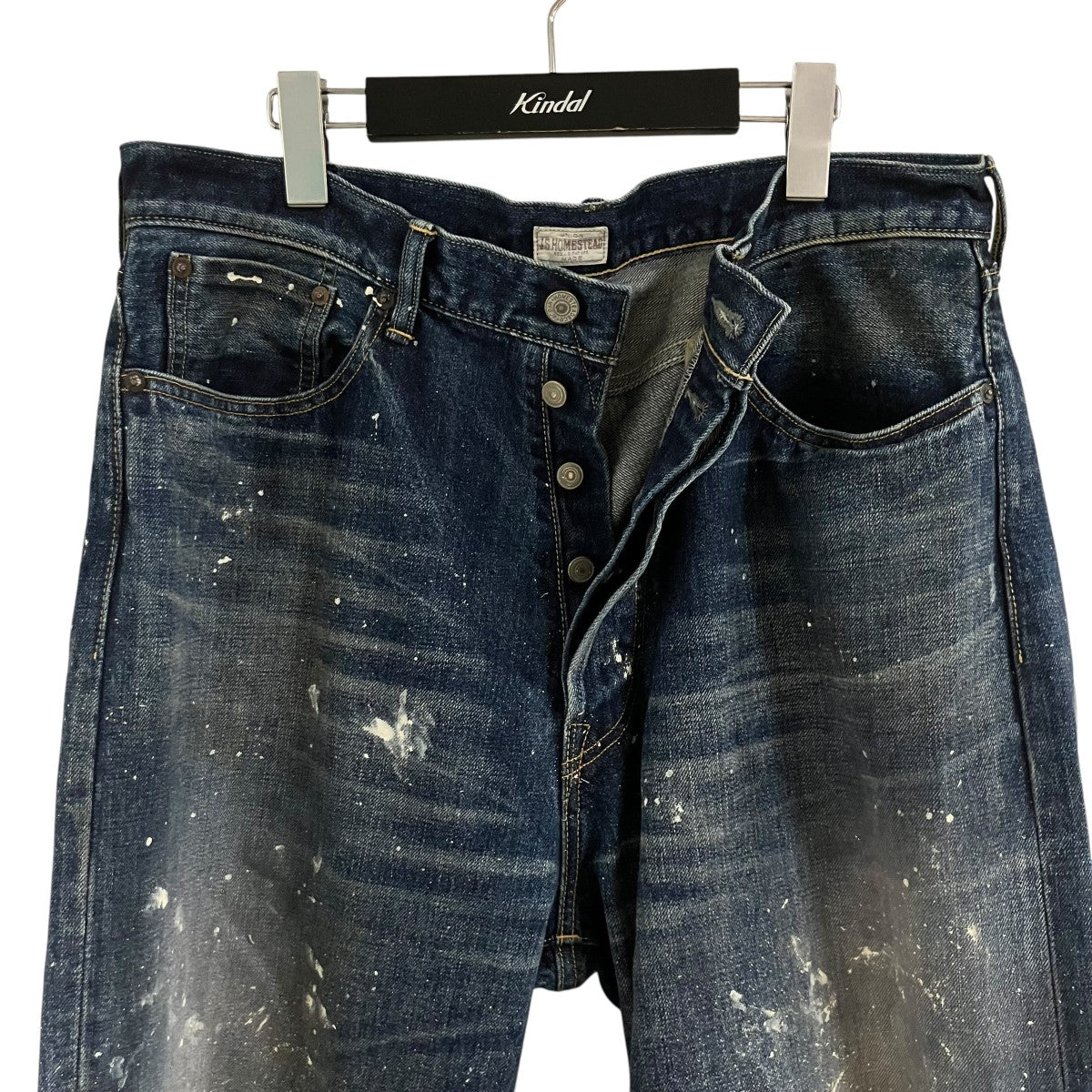 J．S HOMESTEAD ペイント加工デニムパンツ 古着・中古-3枚目のアイテム画像