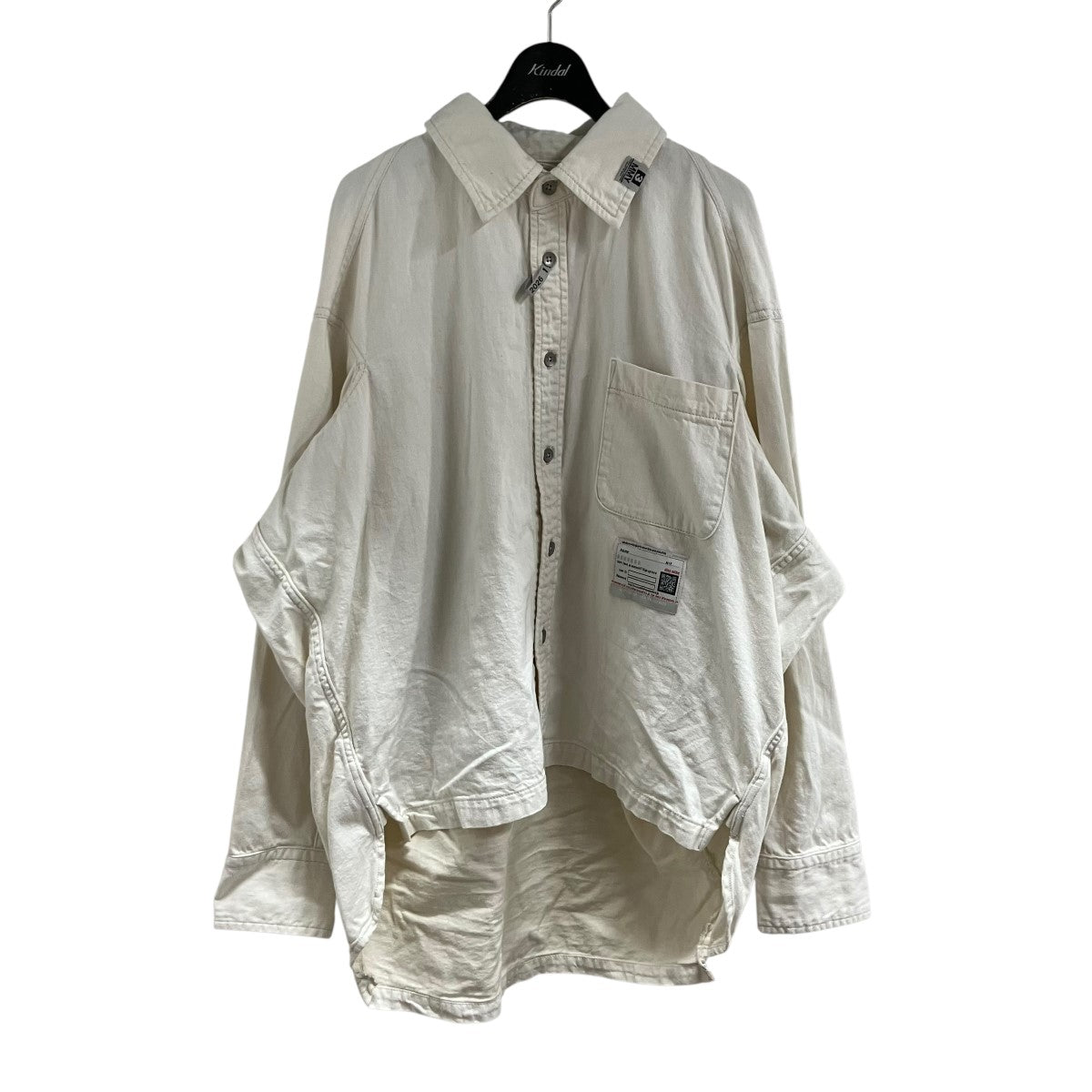 Maison MIHARA YASUHIRO ベストコンビネーションデニムシャツ 古着・中古-1枚目のアイテム画像