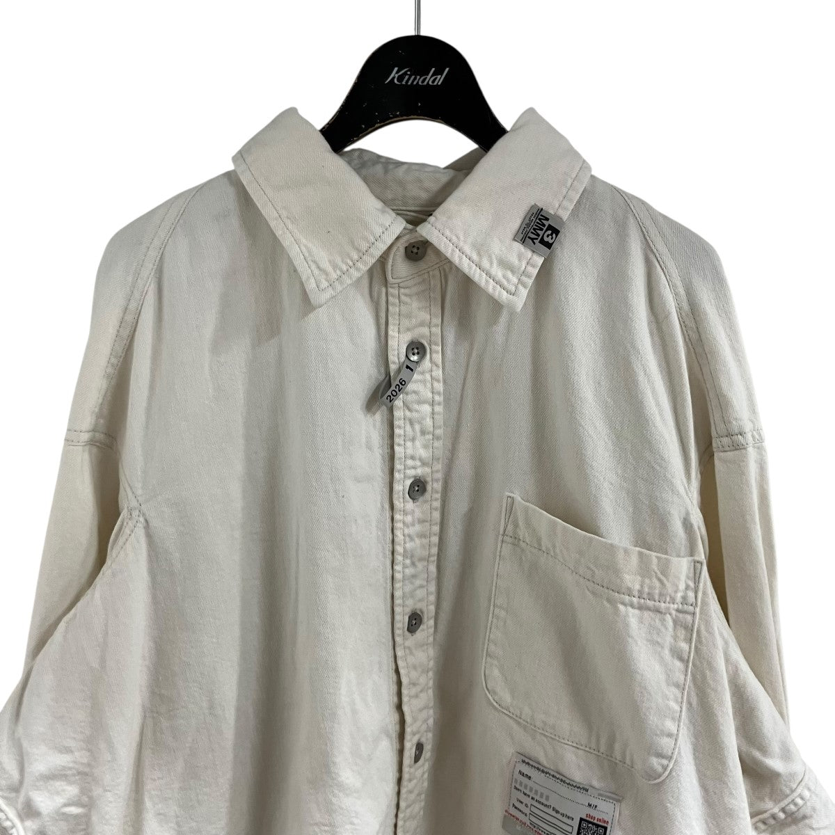 Maison MIHARA YASUHIRO ベストコンビネーションデニムシャツ 古着・中古-2枚目のアイテム画像