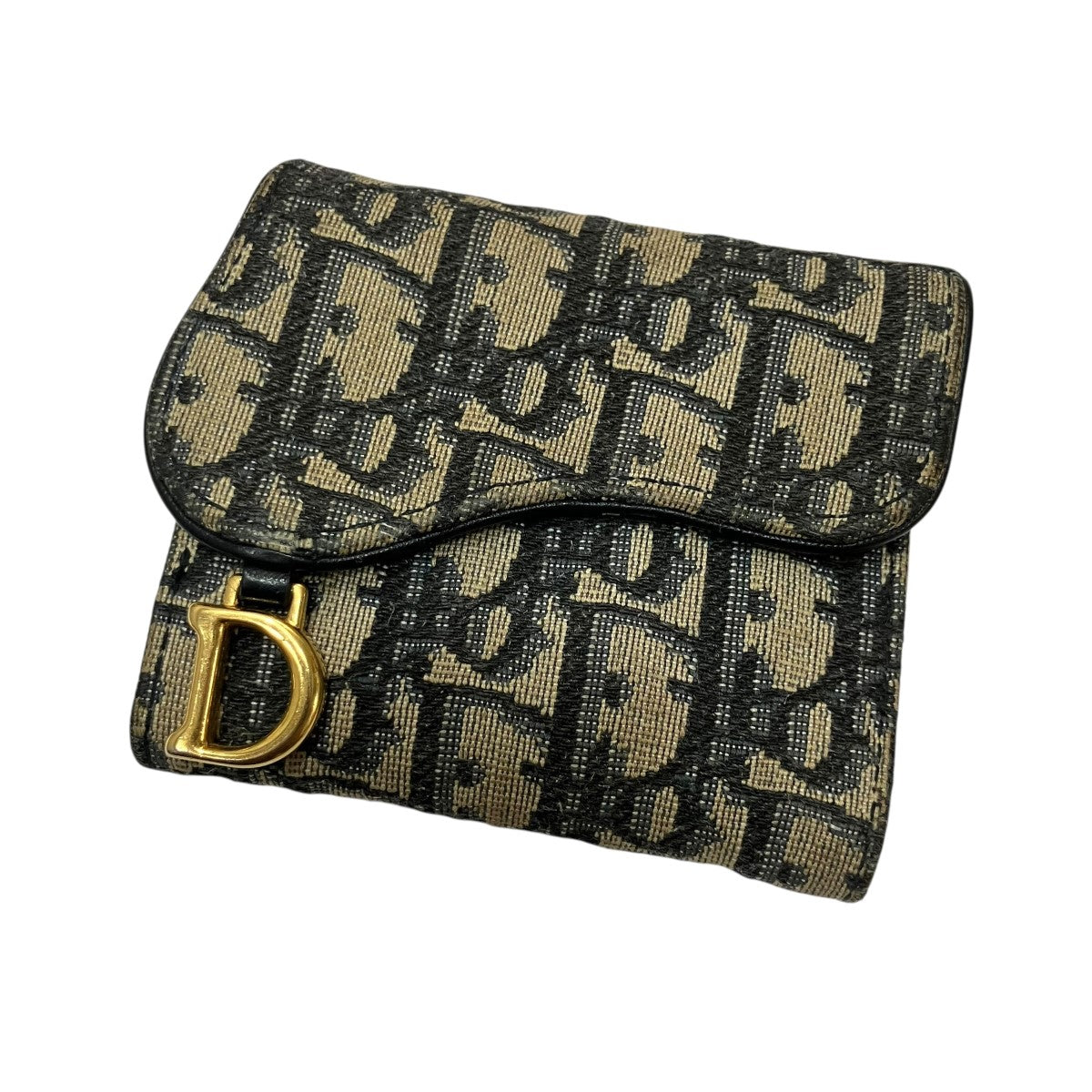 Christian Dior オブリーク コンパクトウォレット 財布 古着・中古-1枚目のアイテム画像