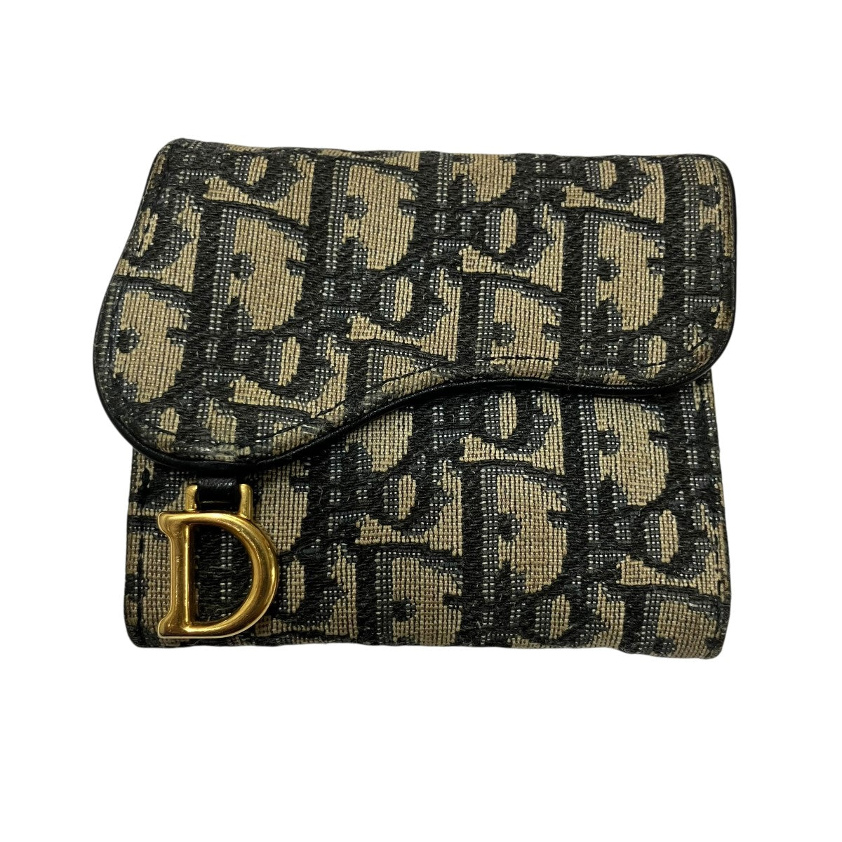 Christian Dior オブリーク コンパクトウォレット 財布 古着・中古-2枚目のアイテム画像
