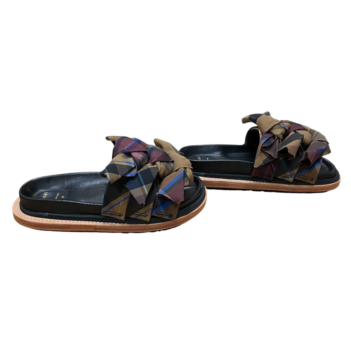 sacai 3連リボンデザインサンダル 古着・中古-4枚目のアイテム画像