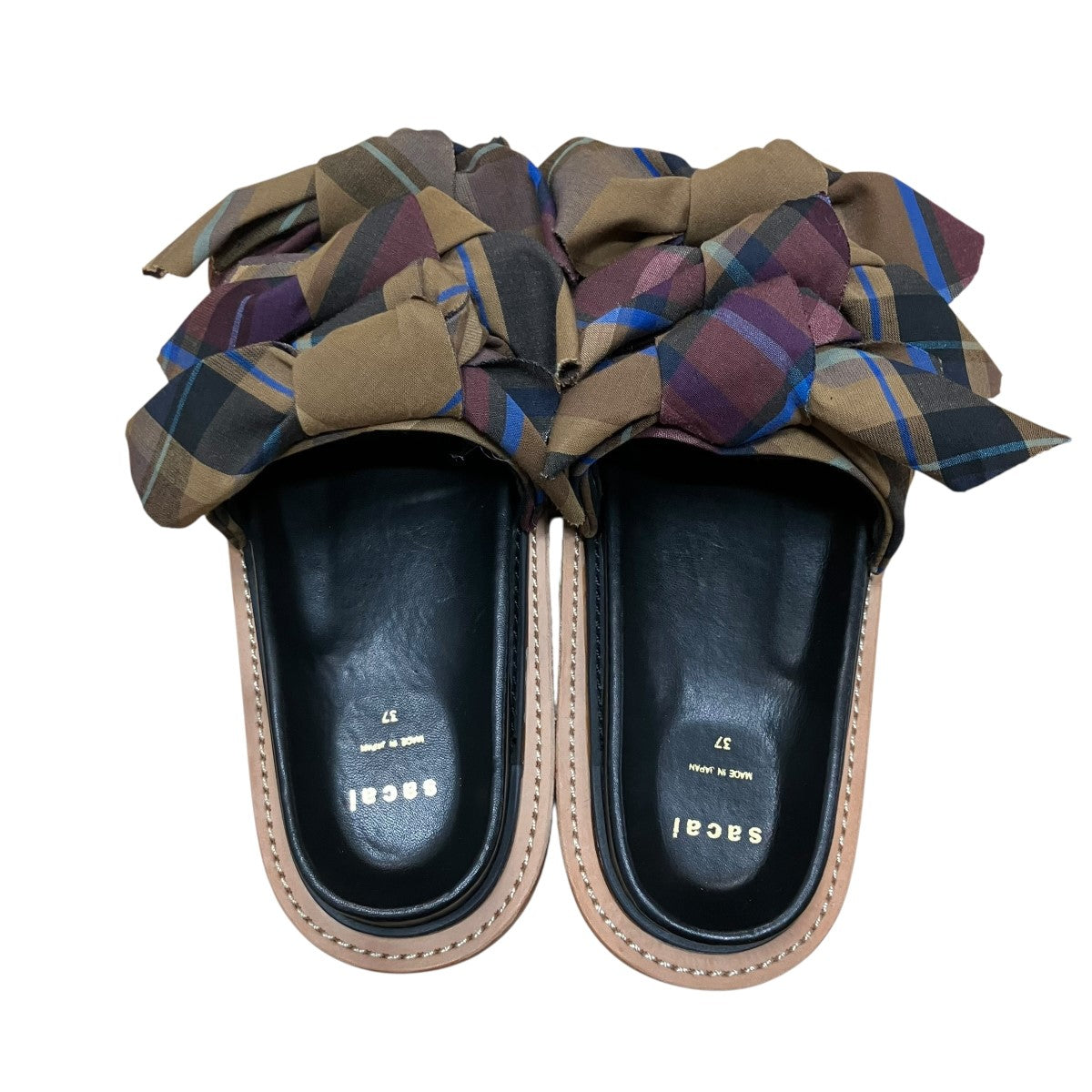 sacai 3連リボンデザインサンダル 古着・中古-6枚目のアイテム画像