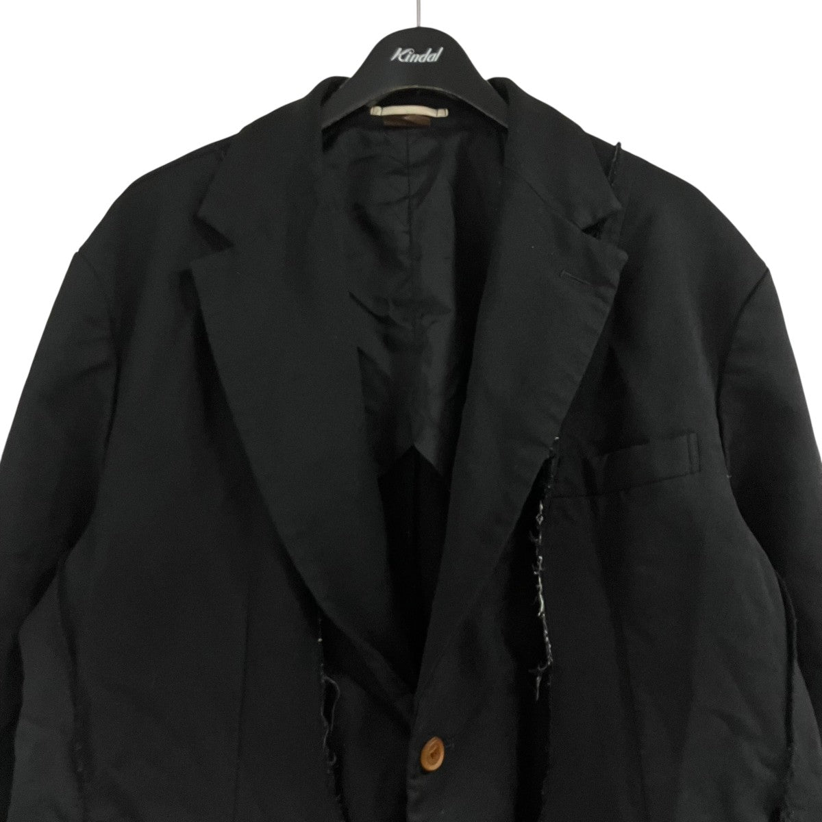 COMME des GARCONS HOMME PLUS ダメージスリッドテーラードジャケット 古着・中古-2枚目のアイテム画像